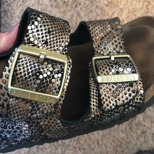 Metallic Snakeskin Birkenstock
